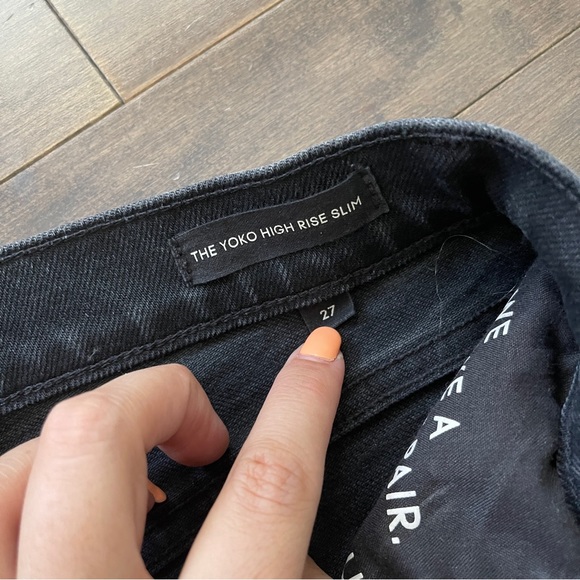 Aritzia Denim Forum The Yoko High Rise Slim Size 27 - Picture 9 of 11